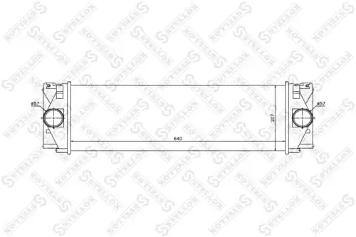 Интеркулер STELLOX 10-40206-SX