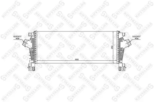 Интеркулер STELLOX 10-40219-SX