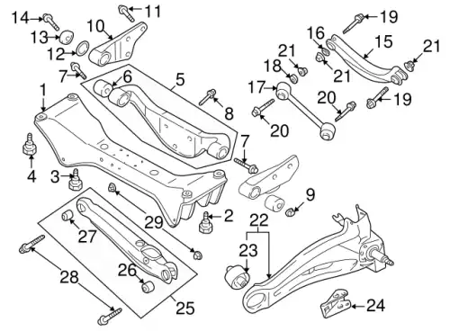 Рычаг подвески MITSUBISHI 4113A033