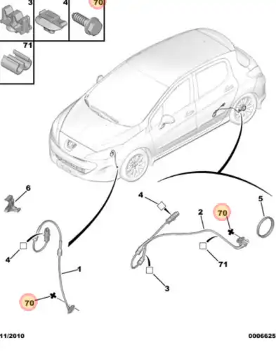 болт!Peugeot/Citroen 6922 97 PSA