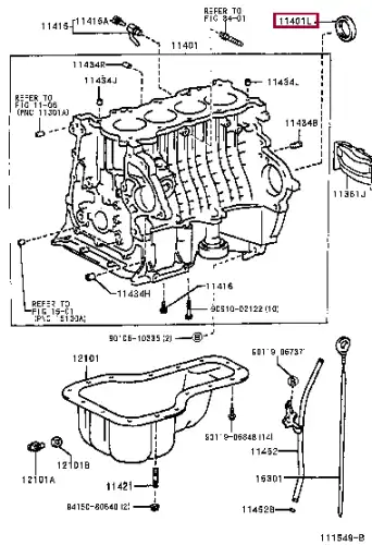 сальник к/в задний! Toyota Celica 1.8 99>/Corolla 1.8 98-00/Matrix 1.8 03> 90311-76003 TOYOTA / LEXUS
