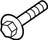 болт с шестигранной головкой! М14х130х53х1.5 VW Transporter 04> N91035202 VAG