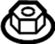 болт крепления топливной форсунки! М8х58 VW Crafter N10581102 VAG