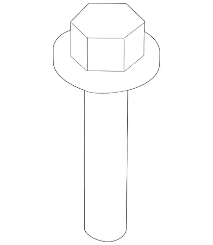 болт петли двери! M16 Hyundai 7935921000