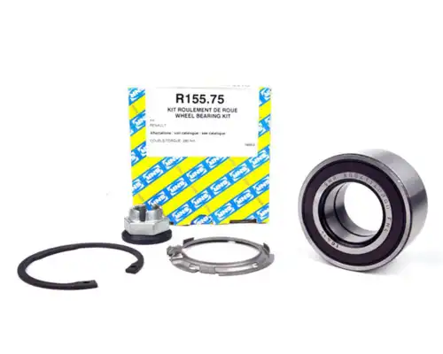 к-кт подшипника ступ. пер. Renault Megane 1.4-2.0/1.5DCi 02> R155.75 SNR