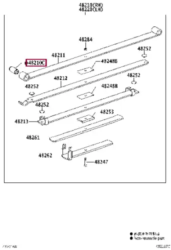 втулка зад.рессоры пер.! Toyota Hi-Lux 04> 90389-T0009 TOYOTA / LEXUS