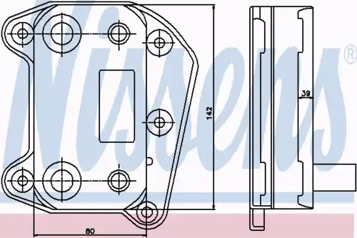 Масляный радиатор NISSENS 90622