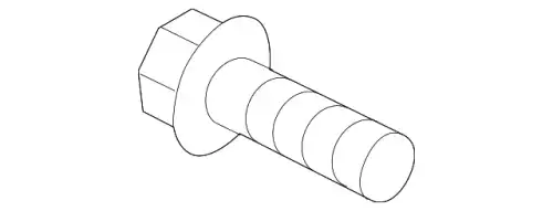 БОЛТ С ШЕСТИГРАННОЙ ГОЛОВКОЙ N 0102085 VAG