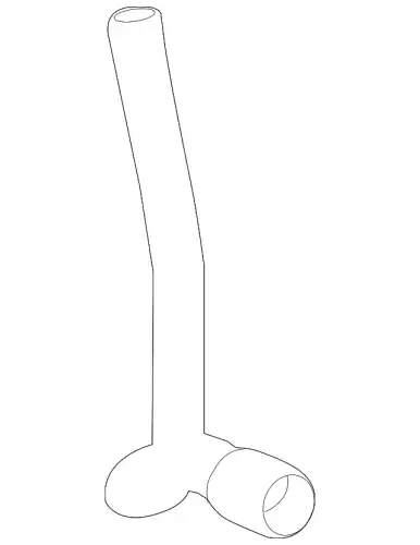 патрубок радиатора! VW Tiguan 2.0i 07> 5N0121109D VAG