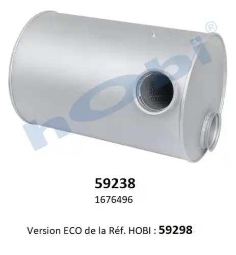 ГЛУШИТЕЛЬ ОСНОВНОЙ VOLVO FH ЕВРО 1 59238 HOBI