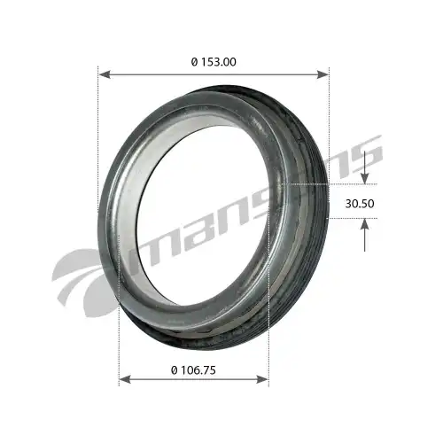 сальник ступицы! 106,75x153x30.5мм Fruehauf GR112 MANSONS