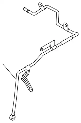 патрубок системы охлаждения! ISUZU 4HK-1x 8973725330