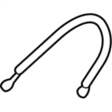 шланг тормозной задний левый! L351mm Hyundai Tucson 587372E350