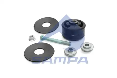 ремкомплект сайлентблока рессоры! с/блок, болт, гайка MB 010.850 SAMPA