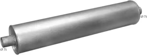 резонатор глушителя! Omn MB 380-383/385/615/617/619/668/669/670/673 6916 POLMOSTROW