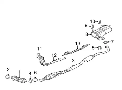 ГЛУШИТЕЛЬ 1571B134 MITSUBISHI