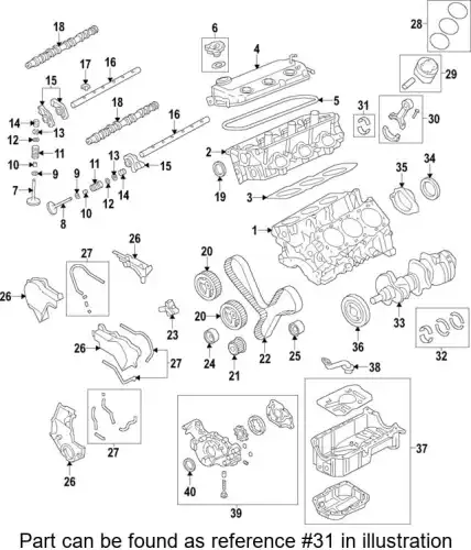 вкладыш шатунный! Mitsubishi Montero/Outlander/Pajero 6B31 1115A506