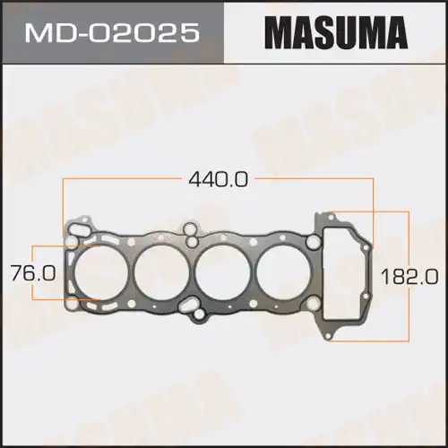 Прокладка ГБЦ MASUMA MD-02025