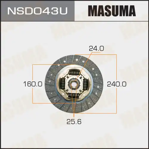 Диск сцепления MASUMA NSD043U