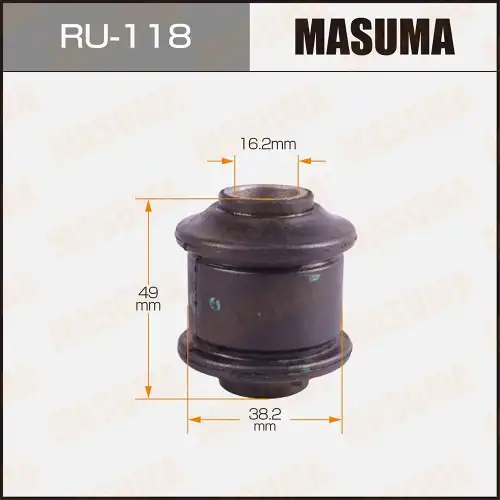 сайлентблок зад. попереч. тяги! Mitsubishi Pajero L141G-L146G/V2#/V4#W 88-01 RU118 MASUMA
