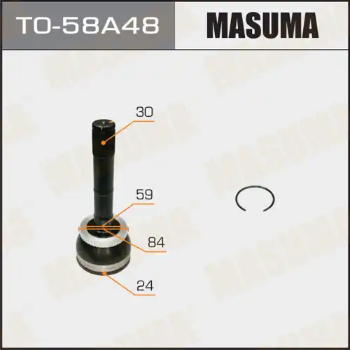 ШРУС наружный MASUMA TO-58A48