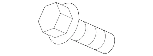 болт турбокомпрессора! М8х1.25x15 Mitsubishi ASX 10> MF911333