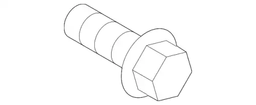 болт трубопровода охлажд. жидкости! Mitsubishi ASX MF911142