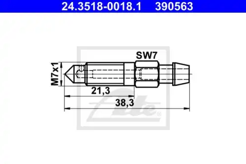 Ремкомплект цилиндра тормозного ATE 24.3518-0018.1
