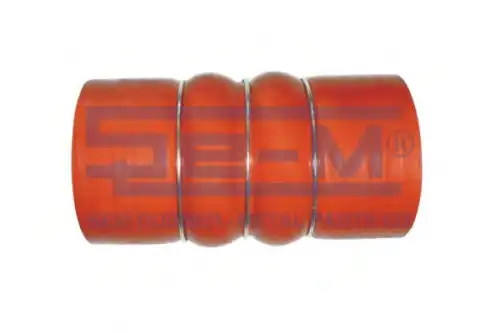 патрубок интеркулера !(рм) силикон.красн.впускной, 89х165 2 ребра IVECO EuroStar/Tech 8873 SE-M