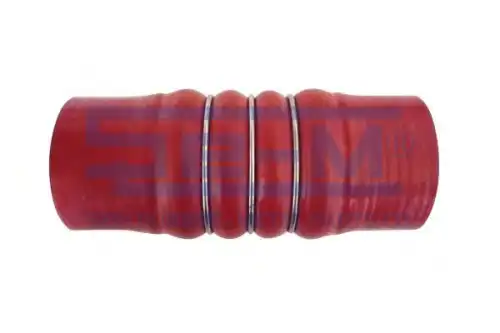 патрубок интеркулера!силикон, красный D=65мм,L=180 5колец MAN D0826 8842 SE-M