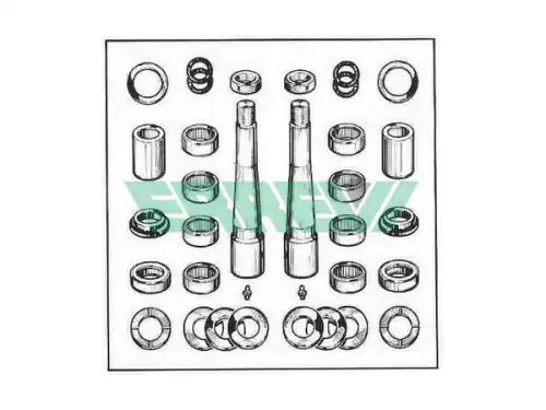 р/к шкворня на ось !(мр) с подш 31.5x50x270 DAF 95.350/380/420/440 711739 ERREVI