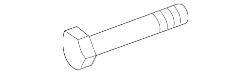 болт подвески ! M14x1,5x120 MB 308765014012
