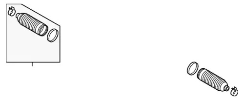 ПЫЛЬНИК РЕЙКИ РУЛЕВОЙ KD31-32-12X MAZDA