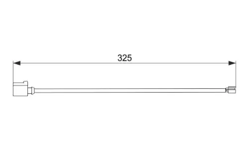 Датчик тормозных колодок BOSCH 1 987 474 567 электронный